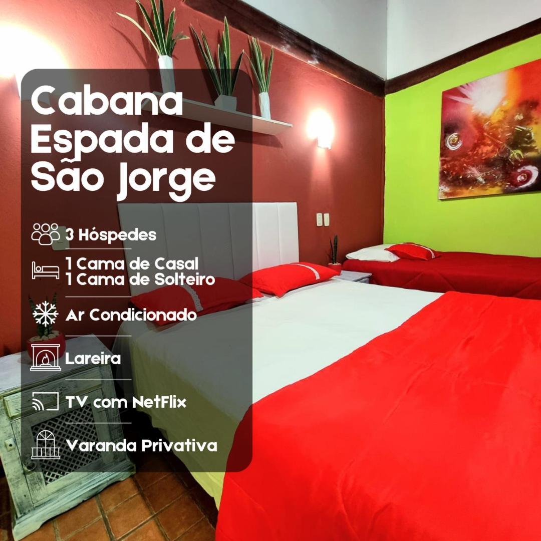 Cabanas Espada De Sao Jorge São Roque Esterno foto